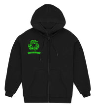 Load image into Gallery viewer, Embroidered “In That Mode” Artisan Alpaca Zip Up Hoodie
