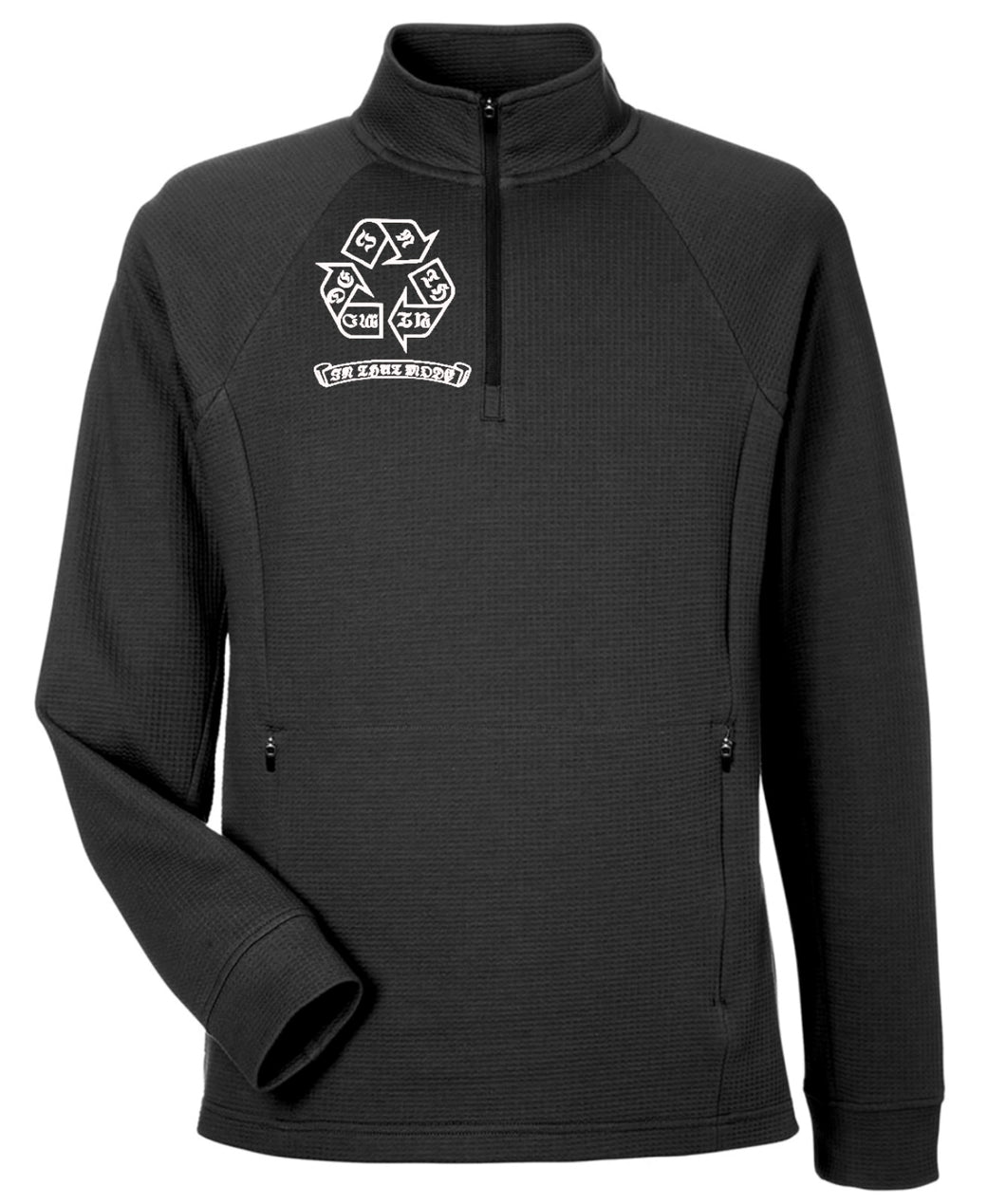 Embroidered “In That Mode” Quarter Zip (M)