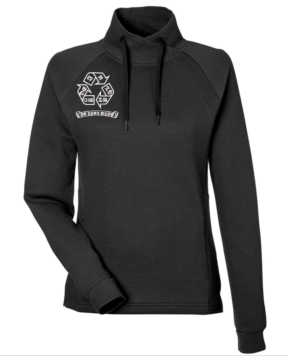 Embroidered “In That Mode” Performance Hoodie (W)