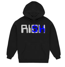 Load image into Gallery viewer, Embroidered “Reflective Risk” Artisan Alpaca Hoodie
