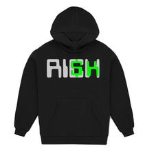 Load image into Gallery viewer, Embroidered “Reflective Risk” Artisan Alpaca Hoodie
