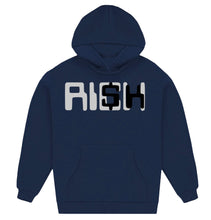 Load image into Gallery viewer, Embroidered “Reflective Risk” Artisan Alpaca Hoodie
