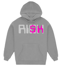 Load image into Gallery viewer, Embroidered “Reflective Risk” Artisan Alpaca Hoodie
