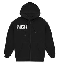 Load image into Gallery viewer, Embroidered “Reflective Risk” Artisan Alpaca Zip up Hoodie
