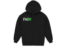 Load image into Gallery viewer, Embroidered “Reflective Risk” Artisan Alpaca Zip up Hoodie

