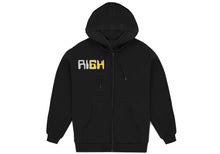 Load image into Gallery viewer, Embroidered “Reflective Risk” Artisan Alpaca Zip up Hoodie
