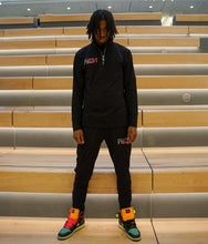 Load image into Gallery viewer, Embroidered Risk Quarter Zip Profit Sweat Suit
