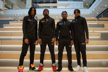 Load image into Gallery viewer, Embroidered Risk Quarter Zip Profit Sweat Suit
